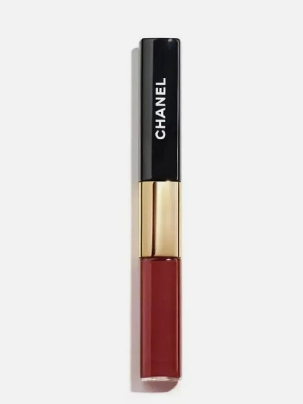 Chanel Rouge Double Intensite Ultra Wear Lip Color 49 Ever Red NIB Gloss Duo